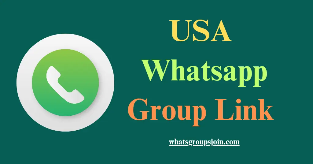 Usa whatsapp group link