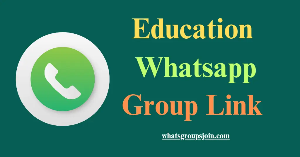 Education Whatsapp Group Links