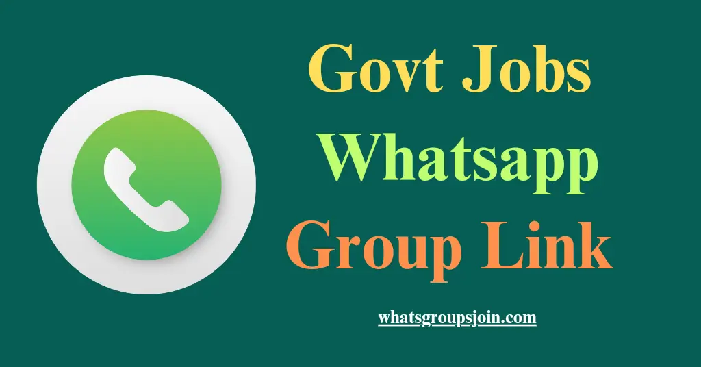 Government Job Whatsapp Group Link