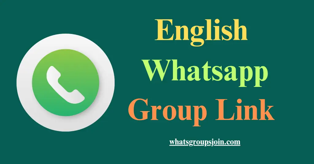 English Whatsapp Group Link