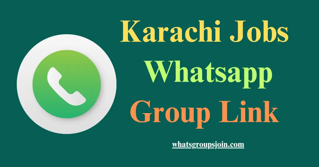 karachi jobs whatsapp group link