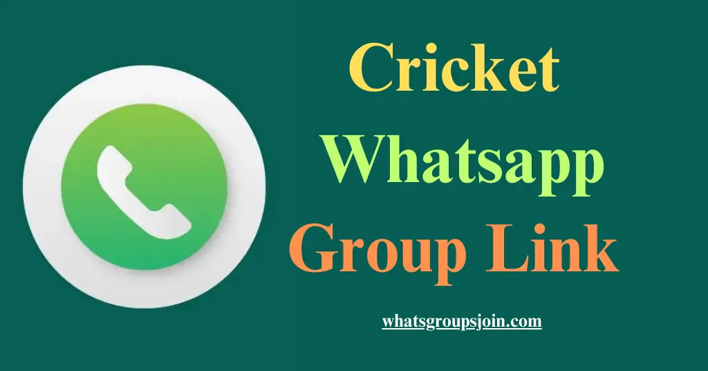 Cricket Whatsapp Group Links